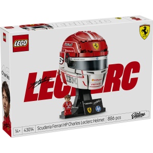Set LEGO Editions - Casca lui Charles Leclerc Scuderia Ferrari HP (43014) - Img 2