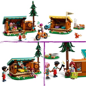 Set LEGO Friends - Cabane în tabara de aventuri (42624) - Img 7