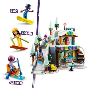 Set LEGO Friends - Partie de schi si cafenea (41756) - Img 7