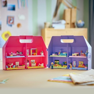 Set LEGO Friends - Valiză-căsuță de păpuși creativă (42697) - Img 8