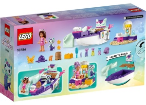 Set LEGO Gabbyʼs Dollhouse - Barca cu spa a lui Gabby si a Pisirenei (10786) - Img 3