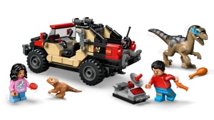 Set LEGO Jurassic World - Evadare off-road din calea unui Velociraptor (76972) - Img 5