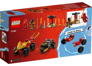 Set LEGO Ninjago - Masina lui Kai si motocicleta lui Ras (71789) - Img 3