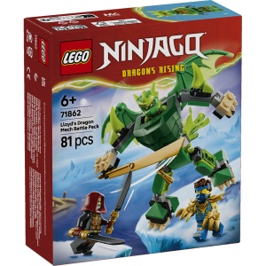 Set LEGO Ninjago - Pachet de luptă cu robotul dragon al lui Lloyd (71862) - Img 2