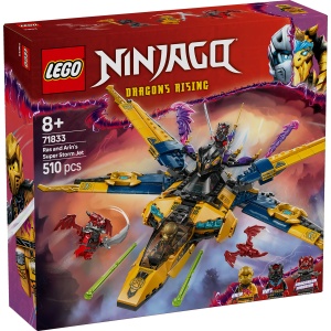 Set LEGO Ninjago - Superavionul cu reactie al lui Ras si Arin (71833) - Img 1