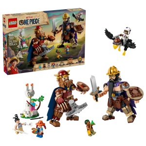 Set LEGO One Piece - Dorry vs Brogy – Giganții din Micuța Grădină (75644)