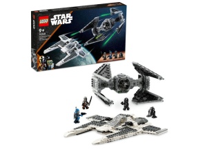 Set LEGO Star Wars - Fang Fighter mandalorian vs TIE Interceptor (75348)