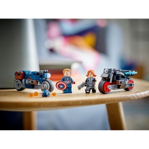 Set LEGO Super Heroes - Motocicletele lui Black Widow si Captain America (76260) - Img 5