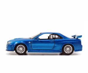 Set Masinute Metalice Fast & Furious Brian'S Nissan Skyline Gt-R(Bnr34) Scara 1 La 32 - Img 4