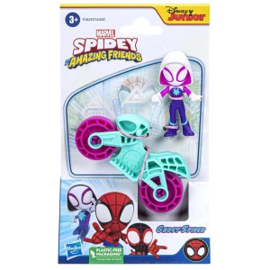 Spiderman Set Motocicleta Si Figurina Ghost Spider 6Cm
