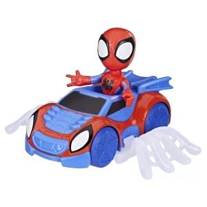 Spidey Prietenii Extraordinari Set Masinuta Si Figurina Si Accesoriu Spidey - Img 4