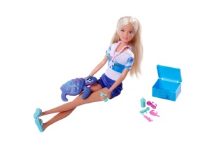 Steffi Love Papusa Steffi Ocean Care Medic Veterinar Animale Marine 29Cm - Img 3