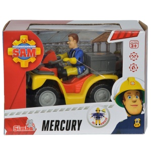 ATV Simba Fireman Sam, Sam Mercury Quad cu figurina Sam si accesorii - Img 2