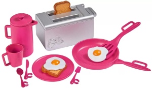Autospeciala Pompieri Cu Scara Si Casca Portocaliu Rosu 54Cm - Img 3