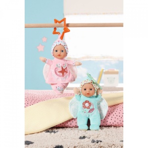 Baby Born - Bebelus Ingeras 18 Cm Cu Hainute Roz Sau Albastre - Img 4