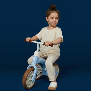 Balance bike Qplay Tech Air Albastru - Img 2