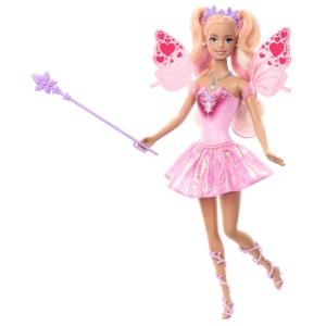 Barbie Color Change Zana Magica Cu Par Blond - Img 4