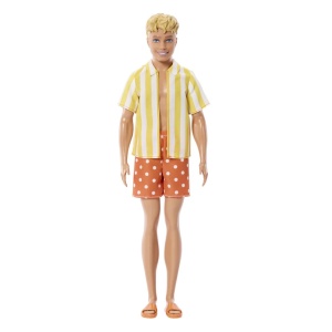 Barbie Papusa Baiat Fashionistas In Camasa Si Pantaloni Portocalii - Img 2