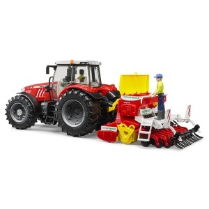 Bruder - Accesorii - Grapa Cu Semanatoare Pottinger Vitasem 302 Add - Img 4