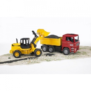 Bruder - Camion Man Tga Si Incarcator Articulat Fr 130 - Img 5
