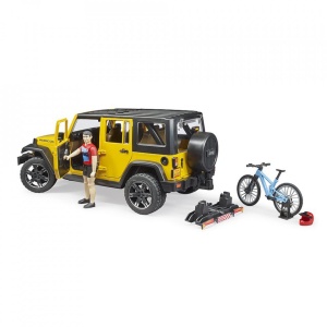 Bruder - Jeep Wrangler Unlimited Rubicon Cu Bicicleta Si Ciclist - Img 5