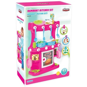 Bucatarie Pilsan Hamarat Kitchen Set pink - Img 2