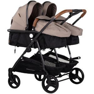 Carucior gemeni Chipolino Duo Smart 2 in 1 tiramisu