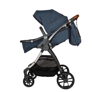 Carucior transformabil 3in1 Coccolle Acero Jeans - Img 3