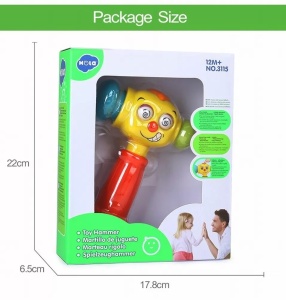 Ciocan Interactiv Si Educativ Cu Lumini Si Sunete - Img 5