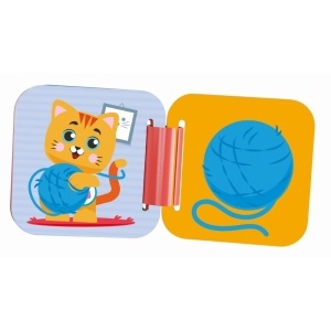 Clementoni - Set de joaca educational Soft Clemmy cu animalute 6 cuburi moi si carticica - Img 3