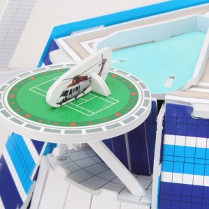 Cubic fun - Puzzle 3D Burj Al Arab (Nivel Complex 101 Piese) - Img 7