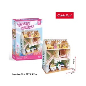 Cubic Fun - Puzzle 3D Casa Viselor 160 Piese - Img 3