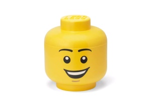 Cutie depozitare S cap minifigurina LEGO - Băiat fericit