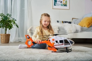 Dickie Elicopter De Salvare Motorizat Cu Accesorii 64Cm - Img 2