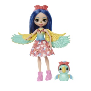 Enchantimals Papusi Si Animalute Prita Parakeet Si Flutter - Img 2