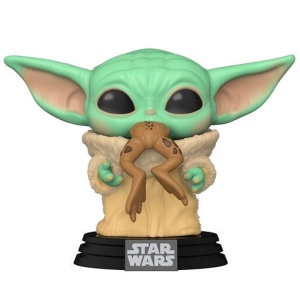 Figurina Funko POP! Star Wars: The Mandalorian - The Child cu broasca, 9 cm