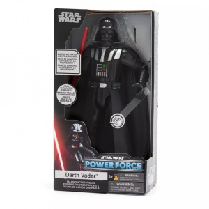 Figurina interactiva premium Darth Vader, Star Wars, umini si sunete activate de miscare, 25 cm - Img 5