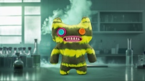Fuggler - Jucarie de plus, 23 cm - Ciudateii din laborator, INDECISIVE MONSTER - Img 2