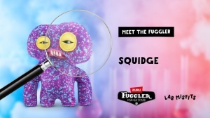Fuggler - Jucarie de plus, 23 cm - Ciudateii din laborator, SQUIDGE - PURPLE - Img 6