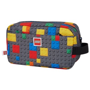 Geantă de toaletă cu mâner lateral LEGO Colorful Bricks