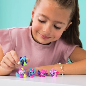 Hatchimals Alive Neon Rainbow Set Carton Oua - Img 3