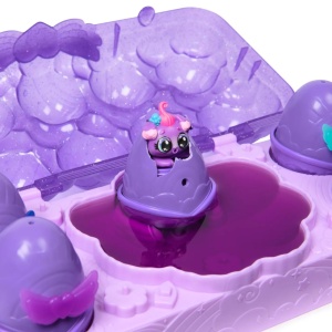 Hatchimals Alive Neon Rainbow Set Carton Oua - Img 5