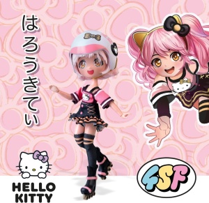 Hello Kitty - Papusa Manga Golden Diva Roller cu accesorii - Img 7