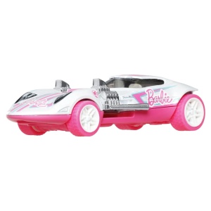 Hot Wheels Masinuta Metalica Cu Sistem Pull Back Barbie Twin Mill Street Power Scara 1:43 - Img 4