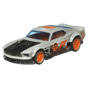 Hot Wheels Masinuta Metalica Cu Sistem Pull Back Ford Mustang 1969 Scara 1:43 - Img 2