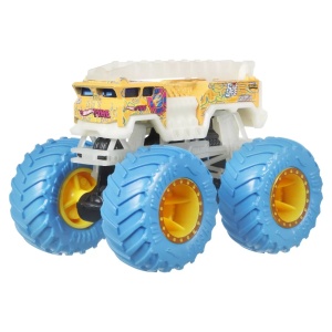 Hot Wheels Monster Truck Glow In The Dark Masinuta 5 Alarm Scara 1:64 - Img 2