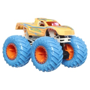 Hot Wheels Monster Truck Glow In The Dark Masinuta Podium Crasher Scara 1:64 - Img 6