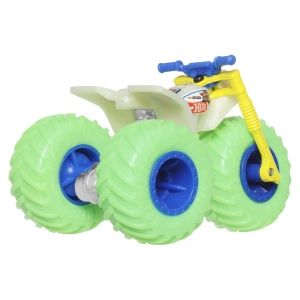 Hot Wheels Monster Truck Glow In The Dark Masinuta Tri To Crush Me Scara 1 La 64 - Img 2