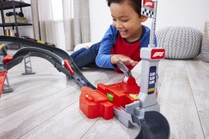 Hot Wheels Racing Curcuit De Curse Formula 1 Cu 3 Masinute Incluse - Img 3