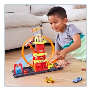 Hot Wheels Statia De Pompieri Super Loop - Img 3
